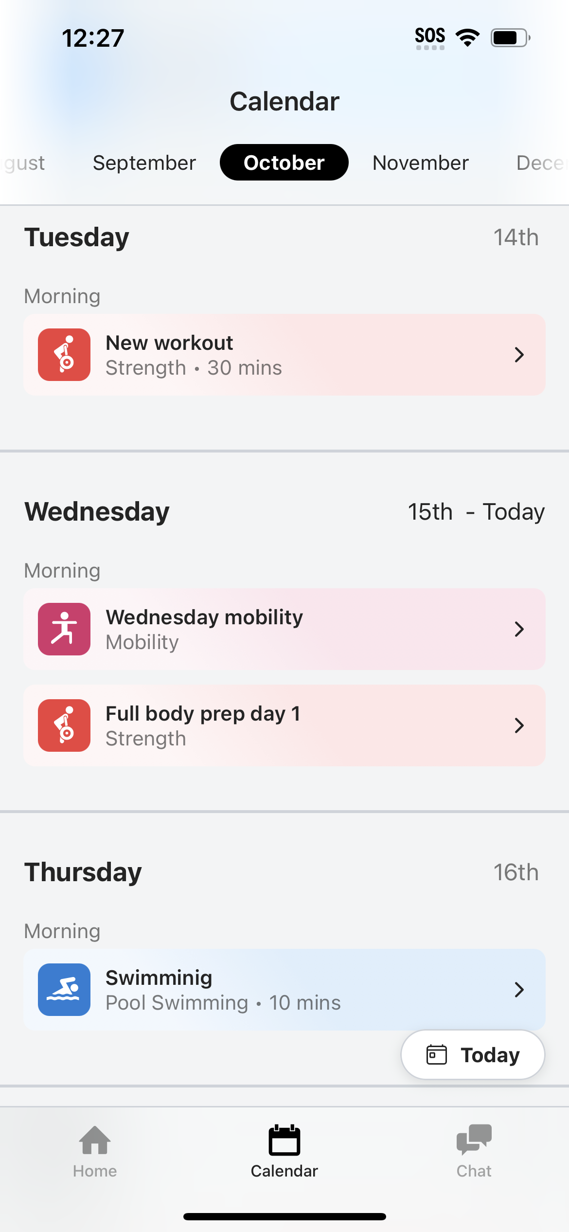 Mobile App Interface