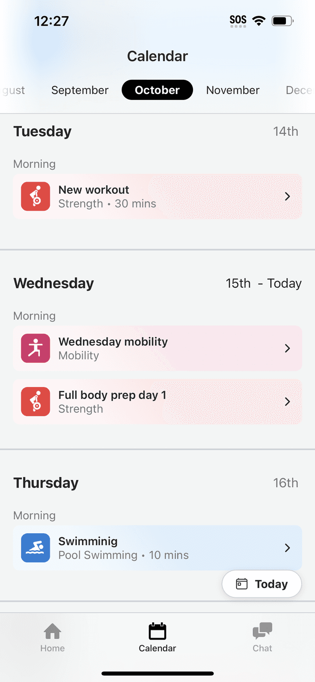 Mobile App Interface